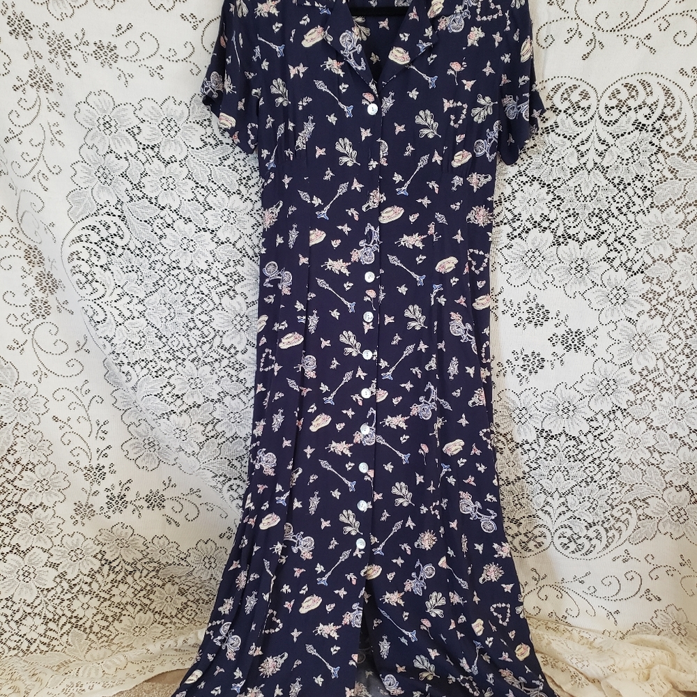 Christopher Banks Blue Dress Size 8